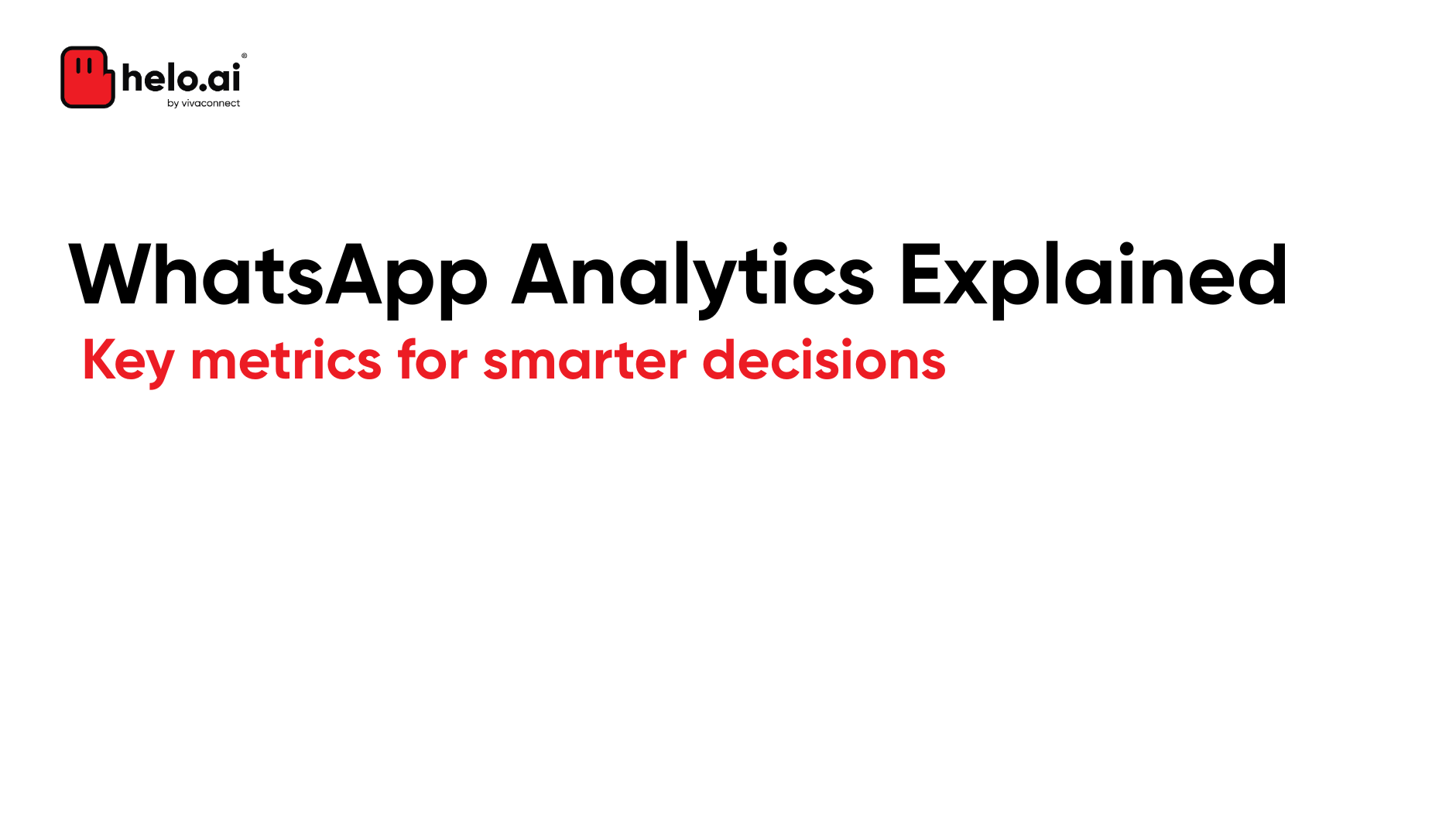 WhatsApp business api Analytics